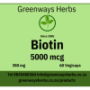 Biotin 60 Capsules