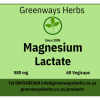 Magnesium Lactate 60 Capsules