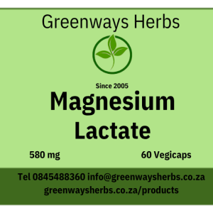 Magnesium Lactate 60 Capsules